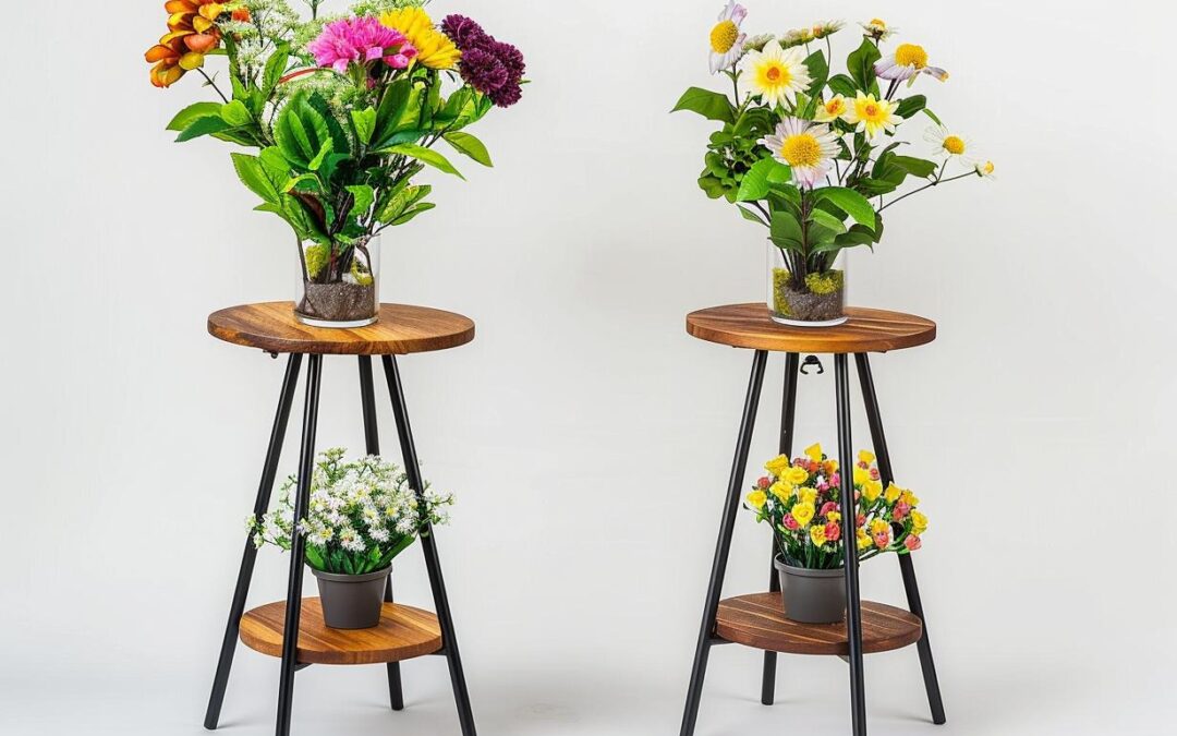 Stojak na kwiaty: rodzaje, materiały + jak zrobić własny
